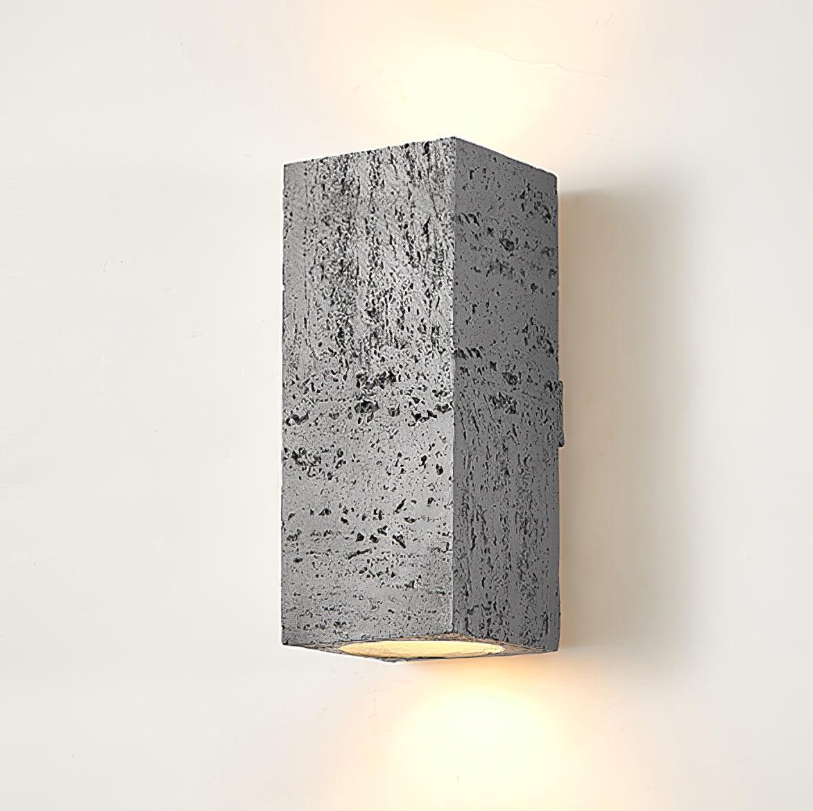 Modern Brick Wall Lamp - Industrial Style LED Sconce Light Fixture for Bedroom, Living Room, and Office Decor | Energy Efficient Indoor Lighting Solution