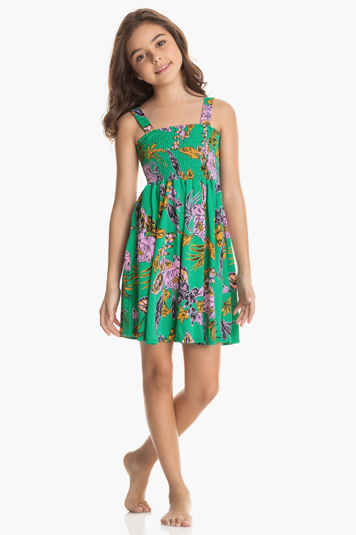 Maaji Green Donna Girls Dress - Size 12 | Stylish Summer Outfit for Beach, Party & Casual Wear