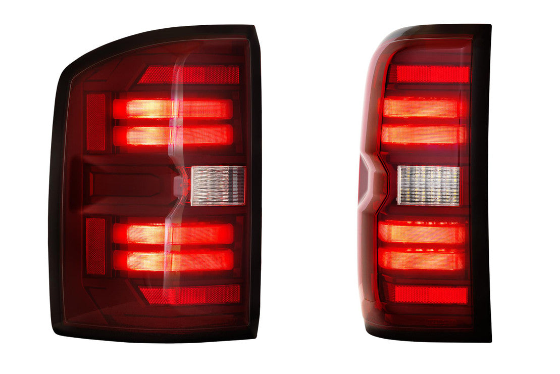 Morimoto XB LED Tail Lights for GMC Sierra (2014-2018) - Smoked Lens, High Performance, Plug & Play Installation - Perfect for Off-Roading & Night Driving