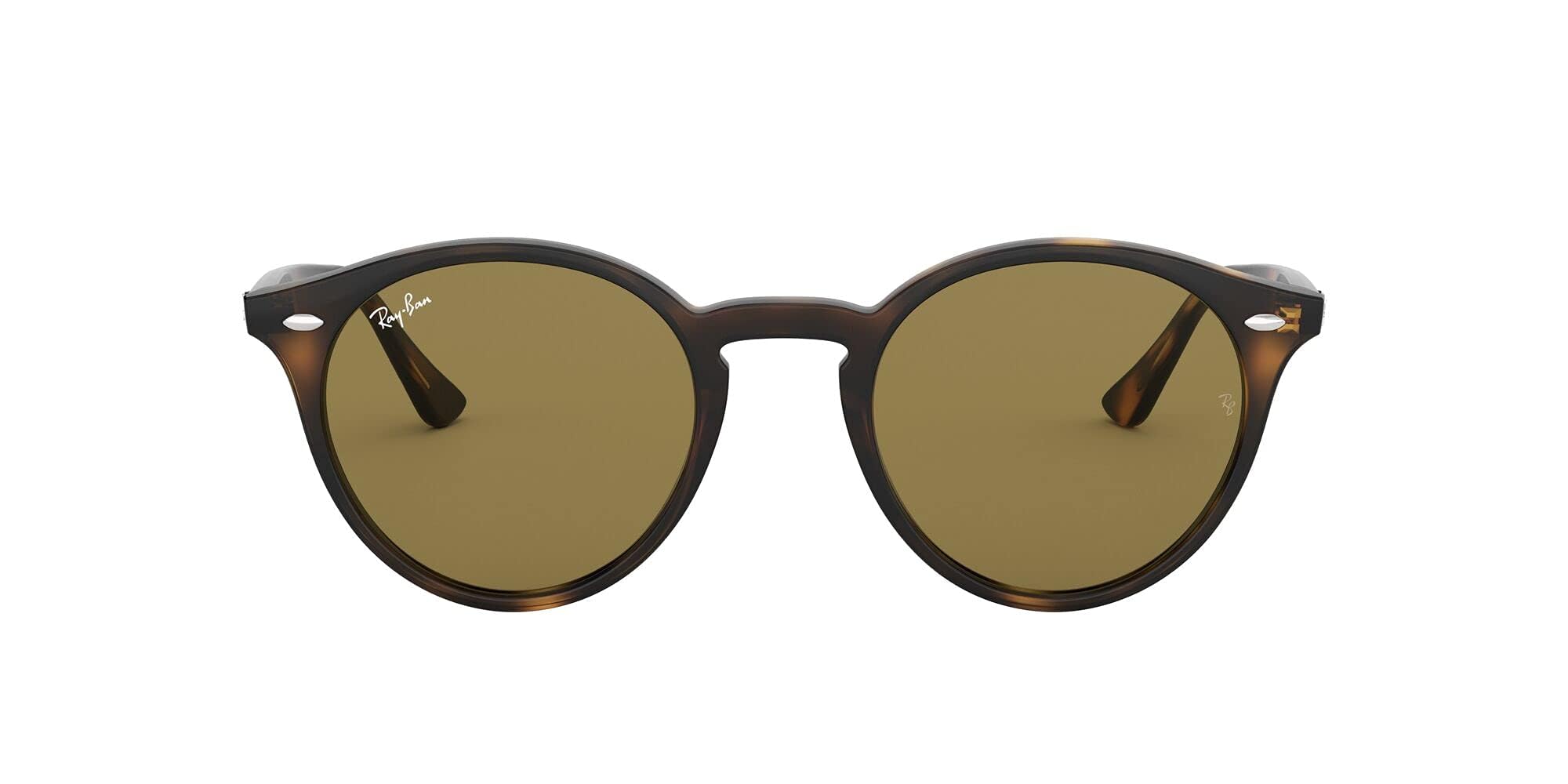 Ray-Ban RB2180 Round Polarized Sunglasses for Men & Women - Classic Vintage Style, UV Protection - Perfect for Driving, Beach, and Outdoor Activities