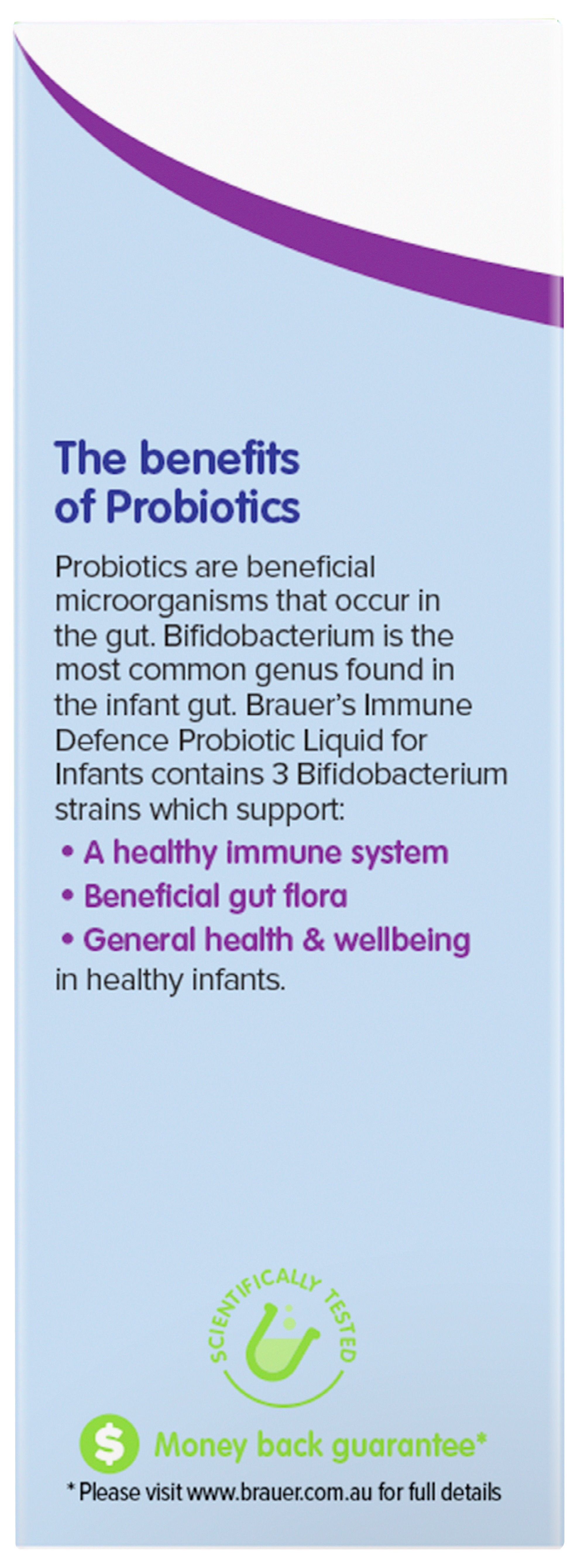 Brauer Immune Defense Probiotic Liquid for Infants & Babies – Supports Digestive Health & Immunity – Ideal for Travel, Daycare & Immune System Boost