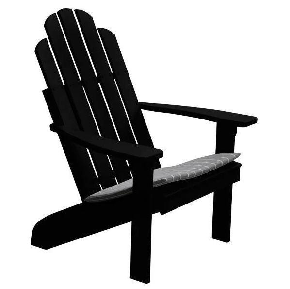 Premium Yellow Pine Kennebunkport Adirondack Chair - Outdoor Patio Furniture for Garden, Deck, Poolside & Backyard Relaxation | Durable & Weather-Resistant Wooden Chair
