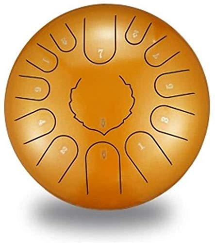 Professional 12-Inch 13-Tone Steel Tongue Drum - German-Made Percussion Instrument for Meditation, Yoga & Music Therapy | LAErper Ethereal Handpan Drum (Color Options Available)