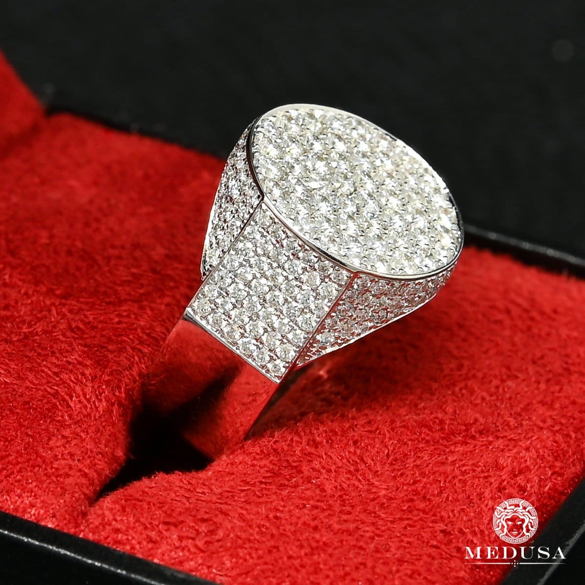 Luxury D5 VVS Diamond Ring - 14K White Gold Engagement Ring for Women, Perfect for Proposals, Anniversaries & Special Occasions
