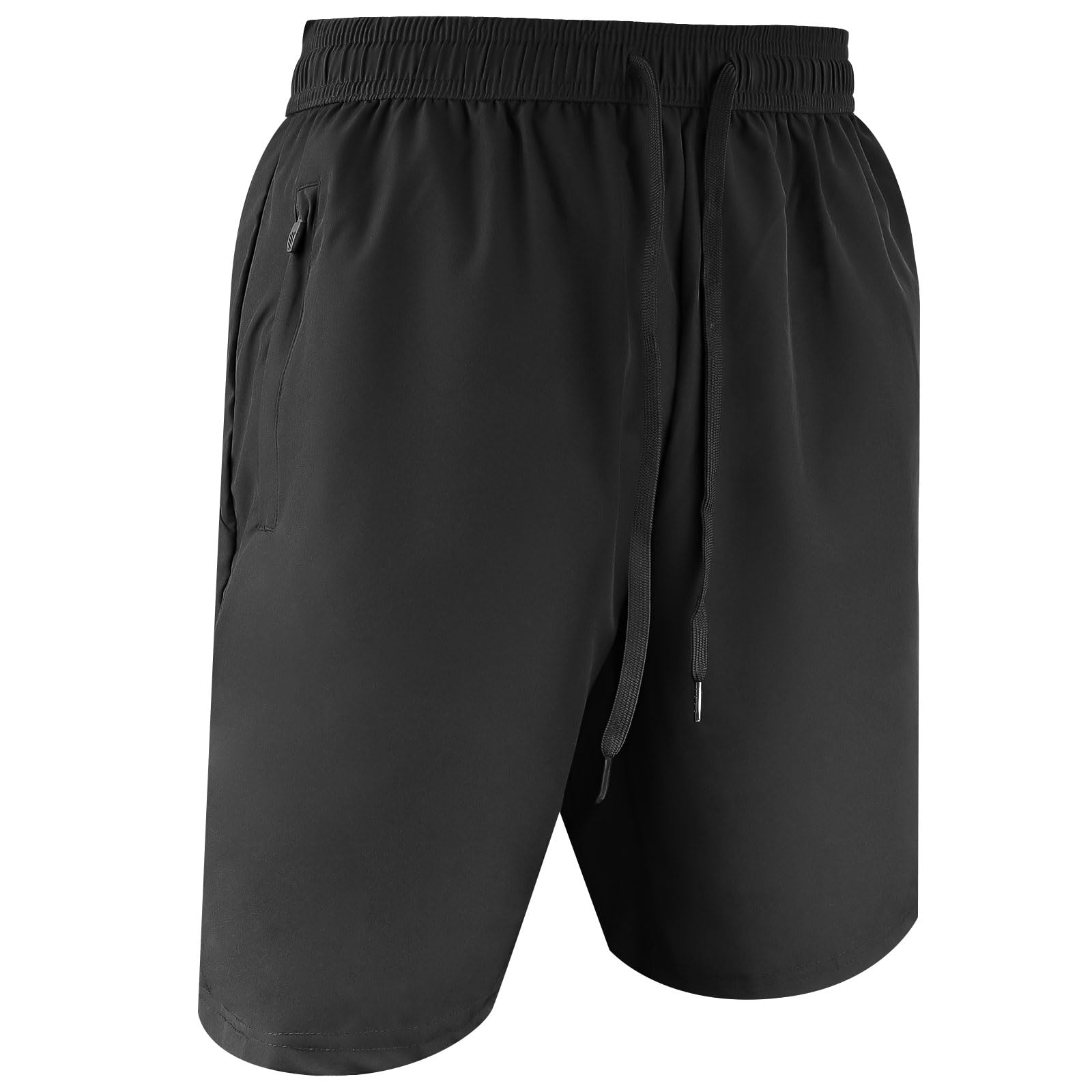**Aomig Men's Quick Dry Running Shorts with Zipper Pockets - Breathable Gym Workout Shorts for Fitness, Jogging & Outdoor Training - Elastic Waist Comfort for Summer Sports & Casual Wear**    *(Perfect for Running, Gym Workouts, Hiking, Travel & Everyday Active Wear)*