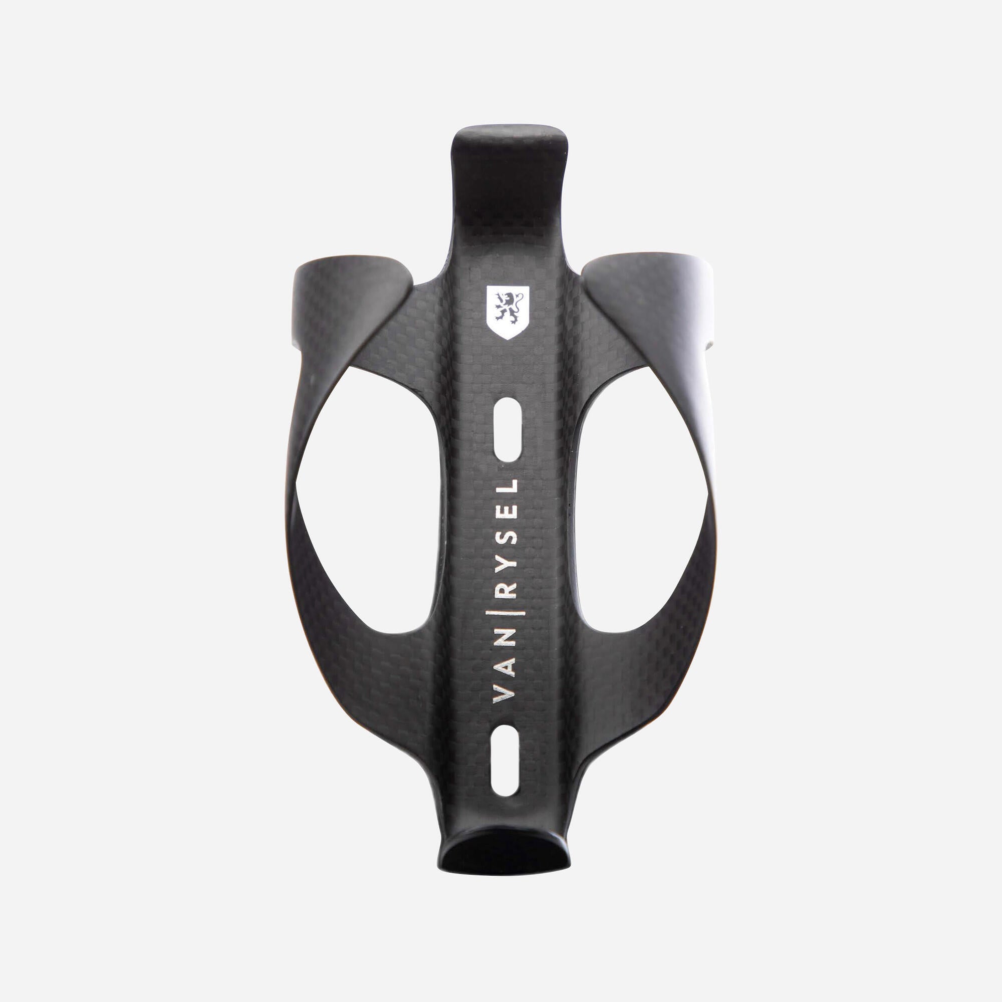 Van Rysel Ultra Light Carbon Fiber Water Bottle Cage - Bicycle Accessories for Road & Mountain Bikes - Perfect for Cycling, Racing & Outdoor Sports