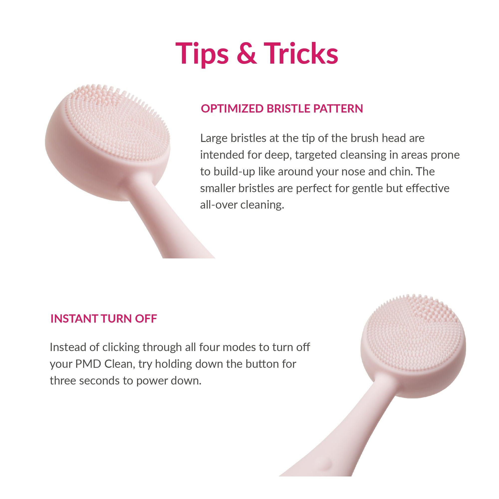 PMD Clean Smart Facial Cleansing Device & Exfoliating Brush - Gentle Skin Cleansing for All Skin Types - Perfect for Daily Skincare Routine & Travel
