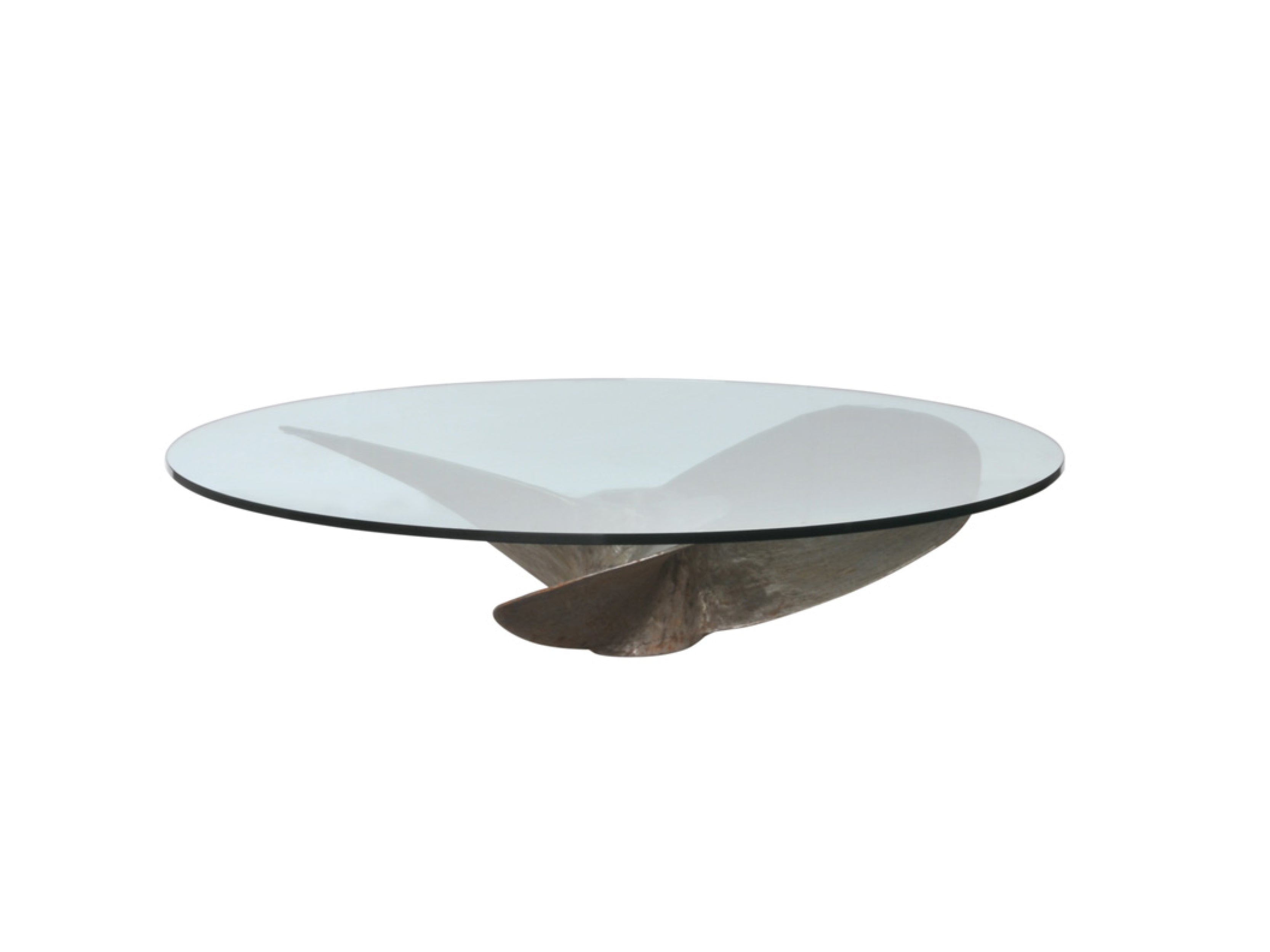 Modern Round Coffee Table - Handcrafted Wooden Accent Table for Living Room, Home Decor - Perfect for Small Spaces, Apartments & Cozy Gatherings
