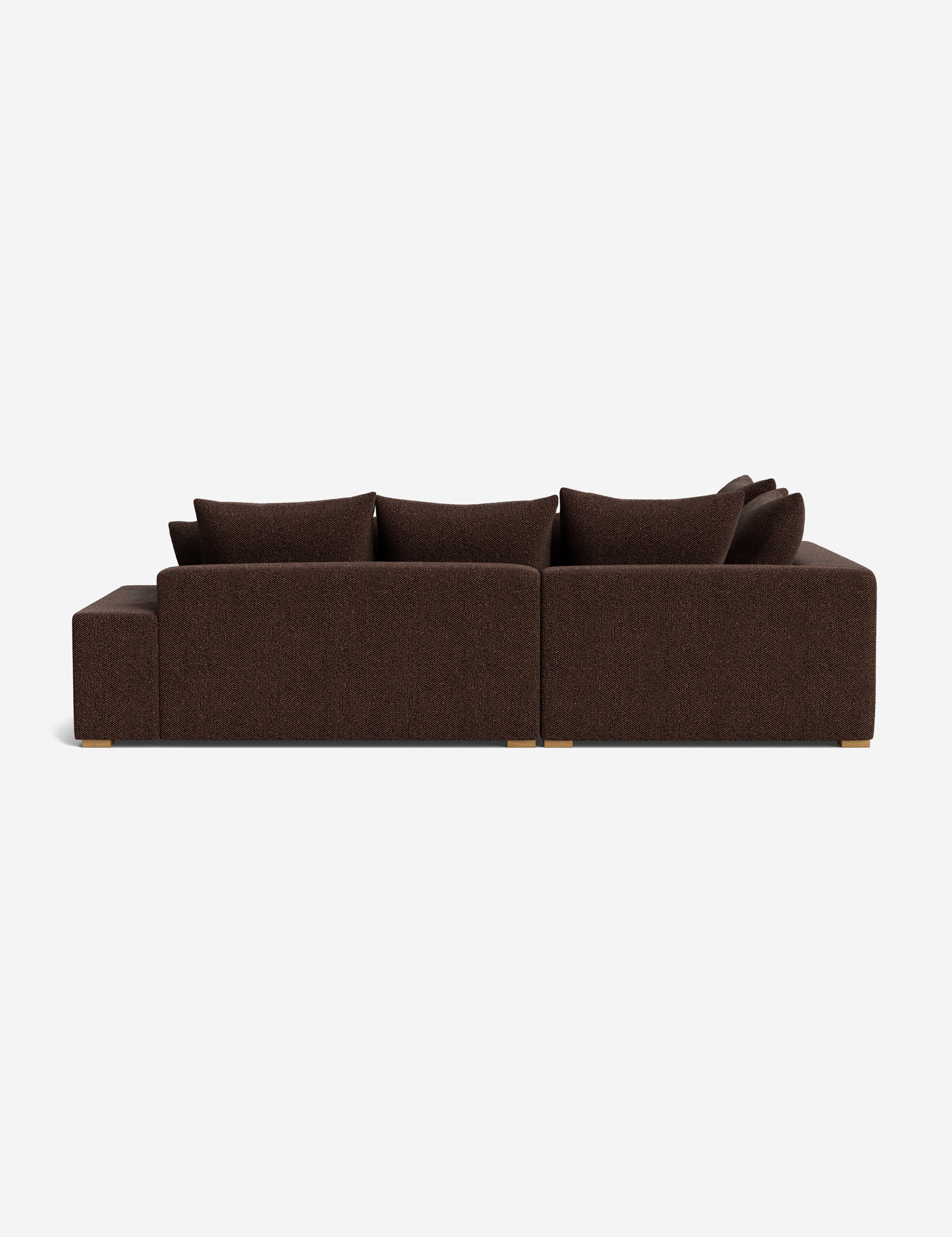 Stylish Clayton Sectional Sofa - Modern L-Shaped Couch for Living Room, Home Theater & Lounge Areas | Comfortable Fabric Upholstery & Spacious Seating