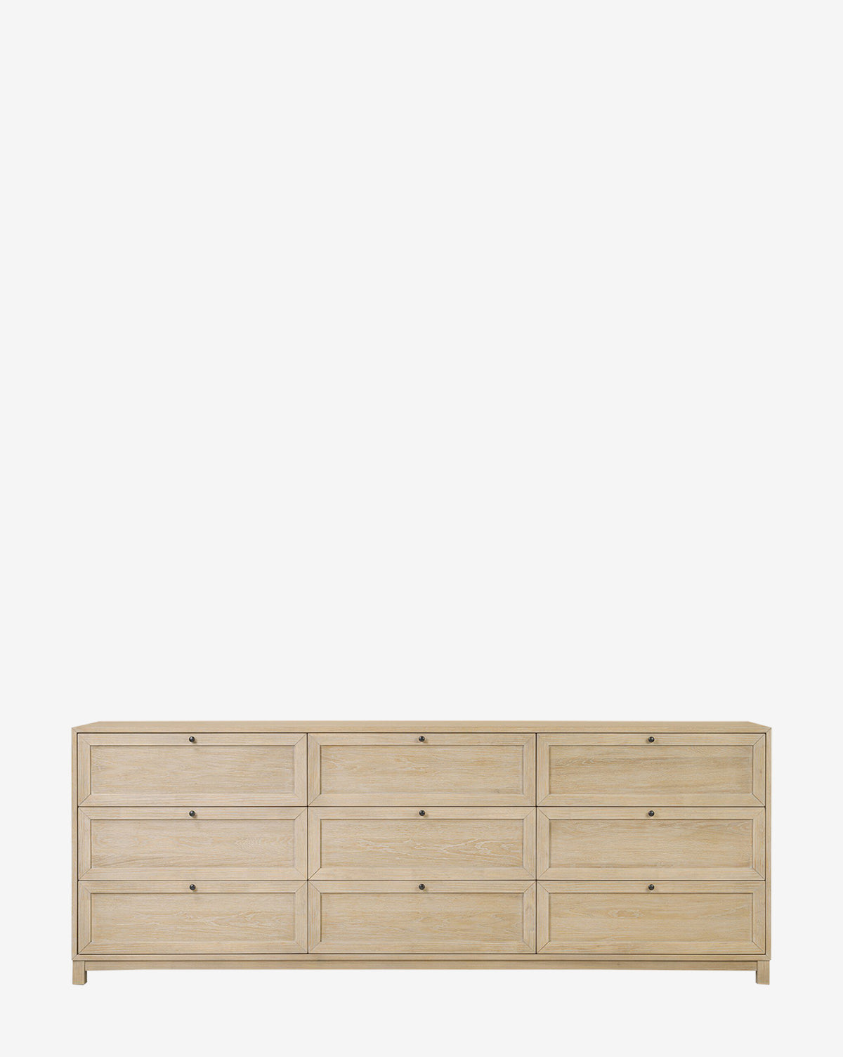 Raine 9 Drawer Dresser - Modern Wooden Chest of Drawers for Bedroom Storage & Organization - Perfect for Clothes, Linens, and Accessories
