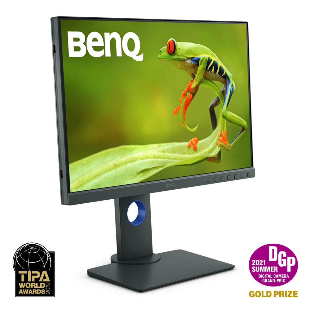 BenQ SW240 24-inch 16:10 PhotoVue IPS Monitor with SH240 Shading Hood - Professional Color-Accurate Display for Photo Editing, Graphic Design & Digital Art