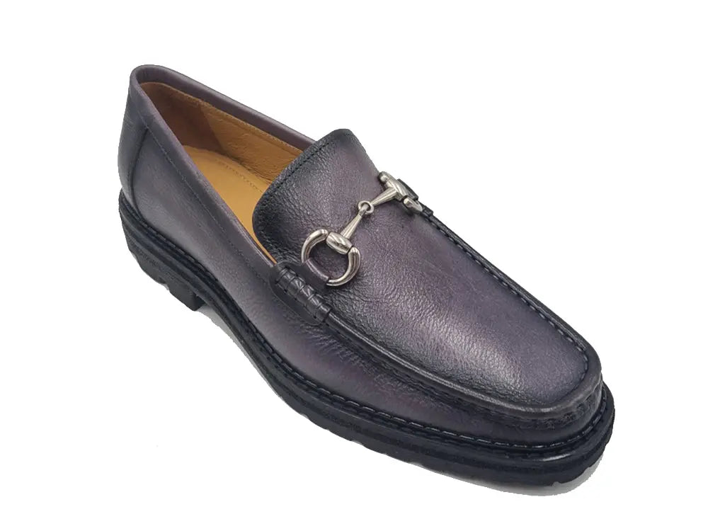 Horsebit Loafers with Lug Sole - Classic Comfortable Slip-On Shoes for Men & Women | Perfect for Office, Casual Wear & Travel