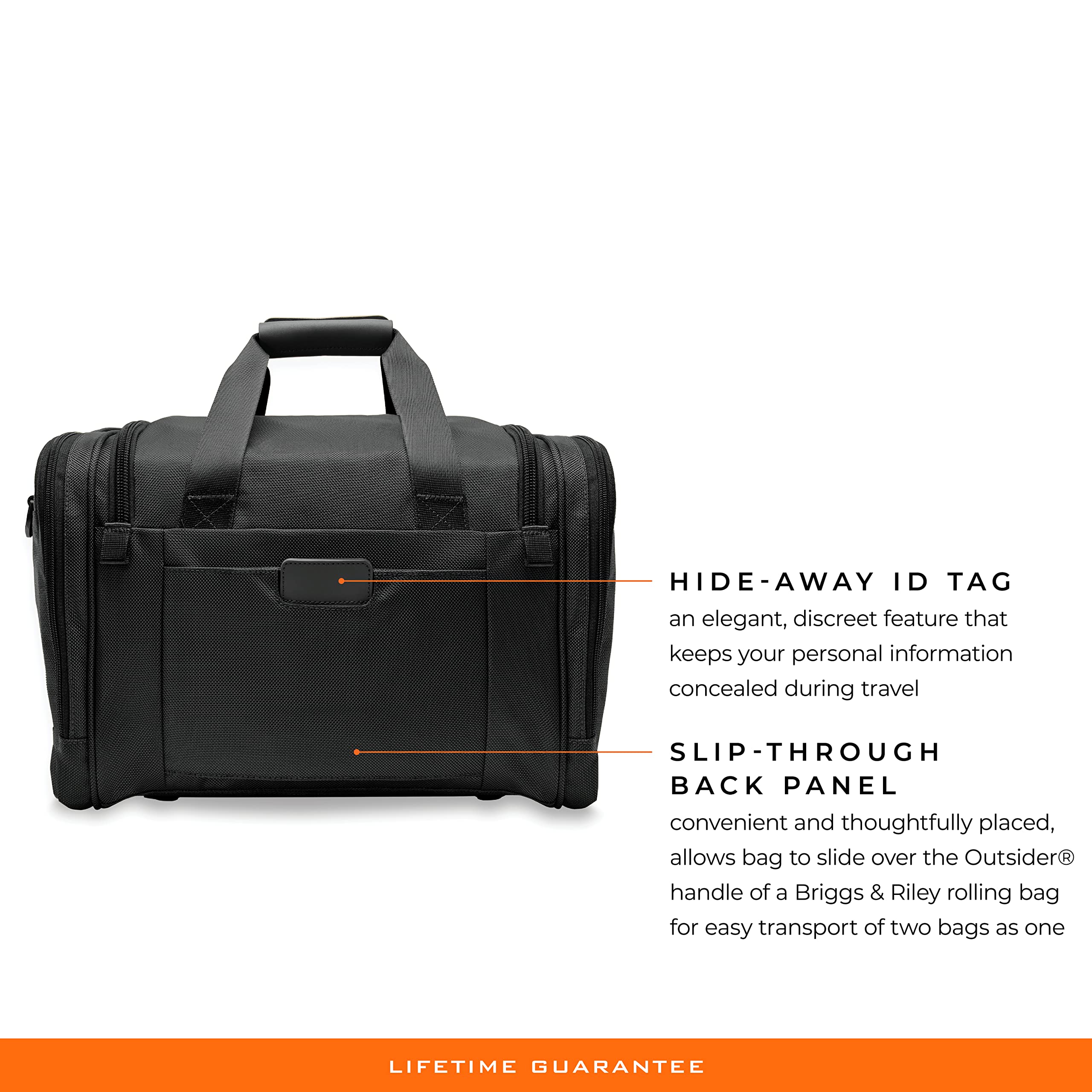 Briggs & Riley Premium Travel Duffel Bag - Water-Resistant Carry-On Luggage for Gym, Weekend Trips & Business Travel | Durable Nylon with Expandable Storage