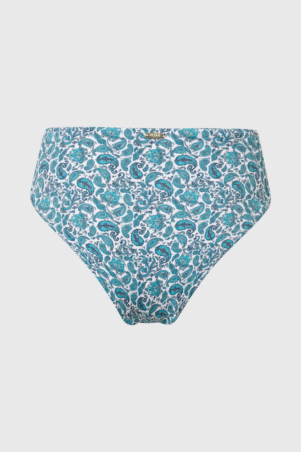 Eco-Friendly Recycled Polyamide Bikini Bottom - Stylish Paisley Print Swimwear for Women | Perfect for Beach Vacations, Pool Parties & Summer Getaways