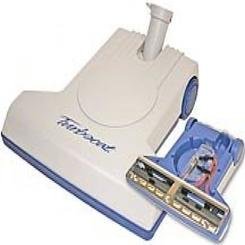 H-P TurboCat Air Driven Brush for All Central Vacuums - White Universal Power Nozzle for Deep Carpet Cleaning | Perfect for Home, Office & Pet Hair Removal