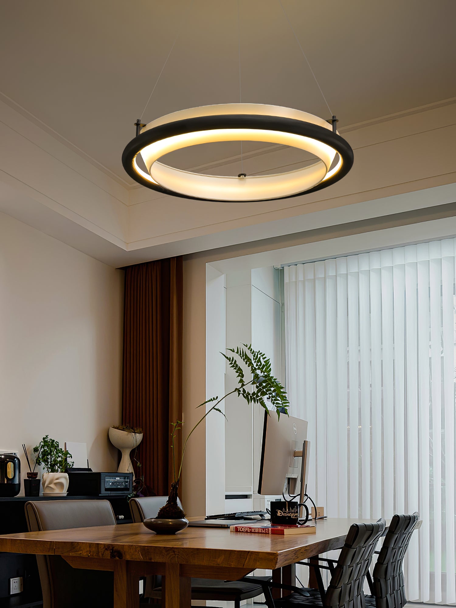 Archelo Modern Pendant Light - Sleek Hanging Fixture for Kitchen Island, Dining Room & Bedroom - Adjustable Height & Dimmable LED Lighting - Perfect for Home Decor & Interior Design