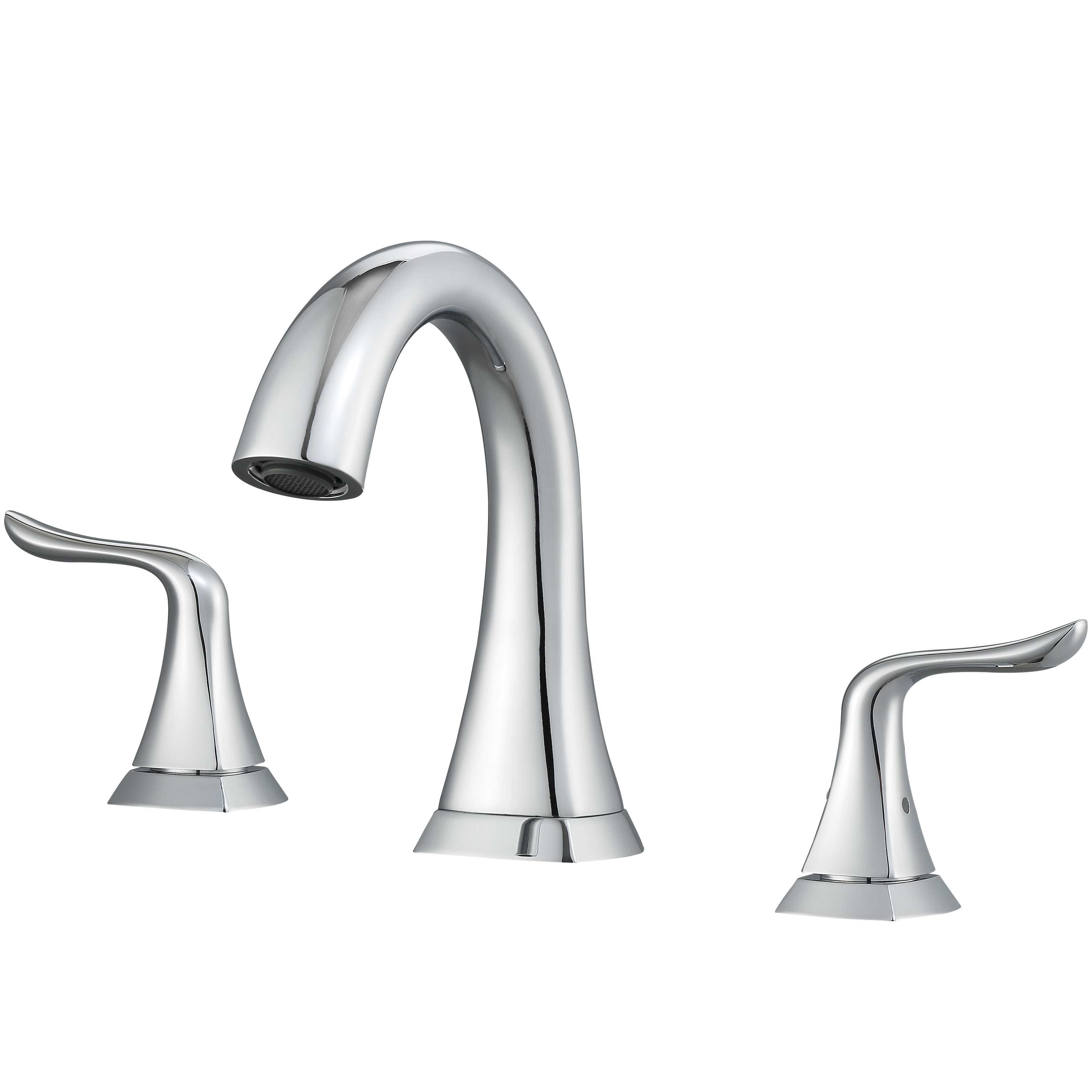 Scarlett Widespread Bathroom Faucet - Chrome Finish for Vanity Sink - Perfect for Modern Bathroom Renovation and Home Upgrade