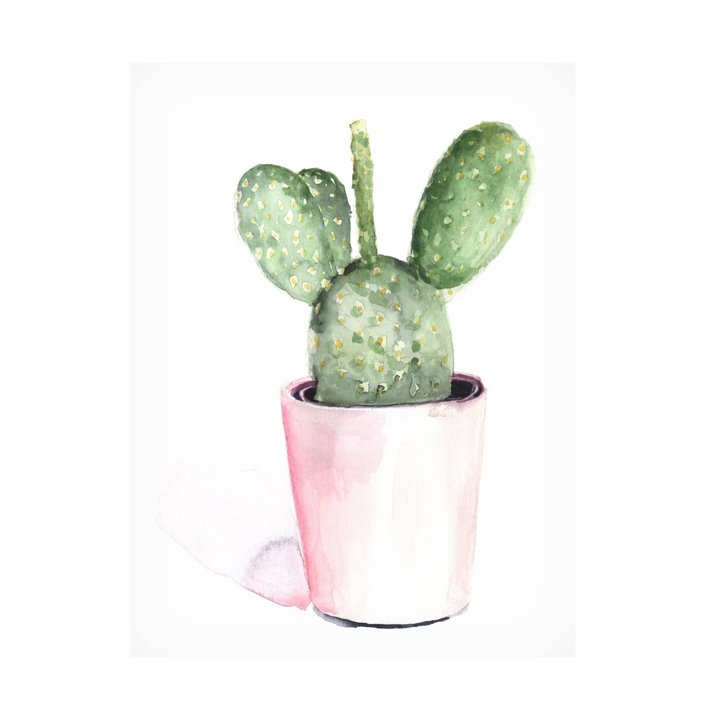 Sharp Succulents III Canvas Wall Art by Jennifer Paxton Parker - Modern Botanical Home Decor for Living Room, Bedroom & Office