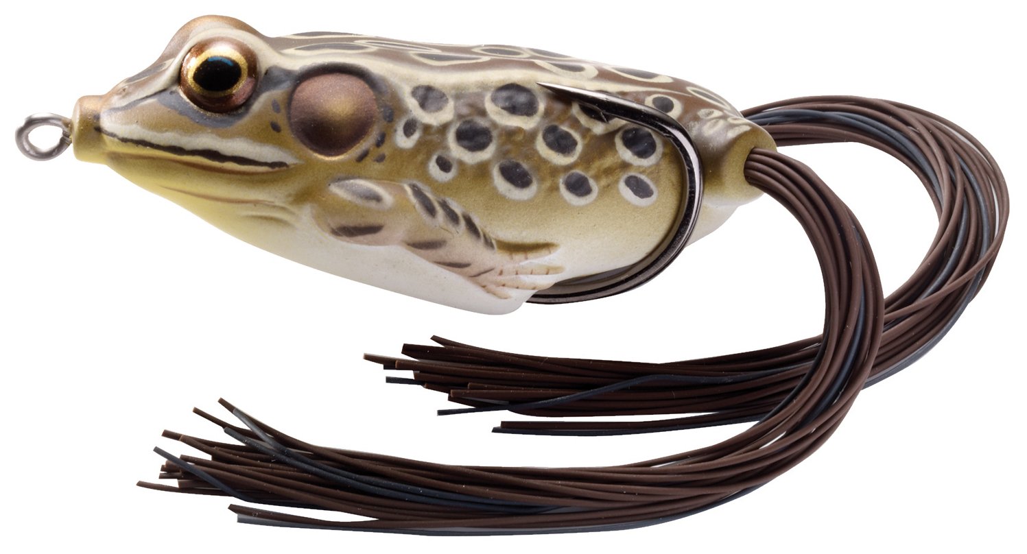 LiveTarget Hollow Body Frog - Topwater Bass Fishing Lure for Weedless Frog Fishing in Ponds & Lakes - Perfect for Heavy Cover & Shallow Water