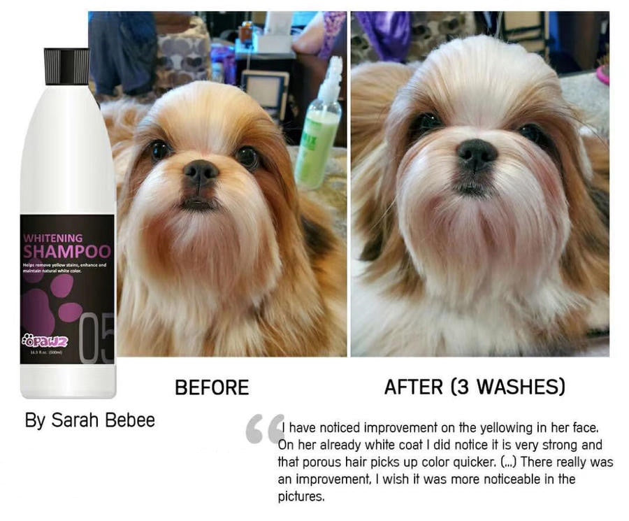 OPAWZ 05 Whitening Shampoo for Dogs - Brightens & Whitens Fur - Safe for All Coat Colors | Perfect for Show Dogs & Daily Grooming