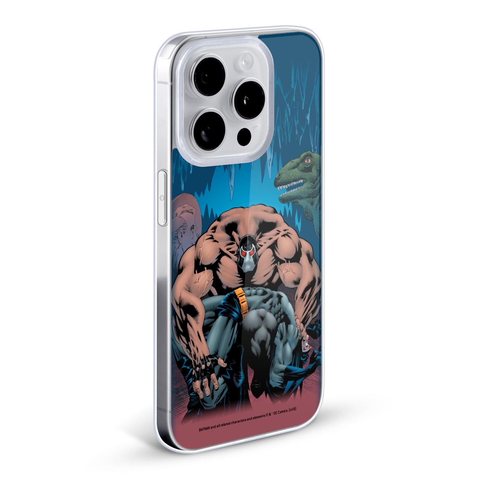Officially Licensed Batman DC Comics Bane Knightfall Volume Soft Gel Case for Apple iPhone 13 Pro Max - Premium Comic Book Cover Design for Superhero Fans & Daily Protection