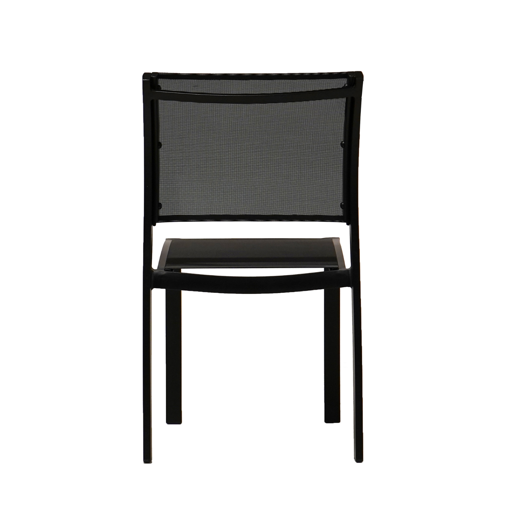 Modern Metro Black Side Chair - Stylish Metal Frame Dining Chair for Kitchen, Office & Small Spaces - Perfect for Home, Restaurant & Cafe Use