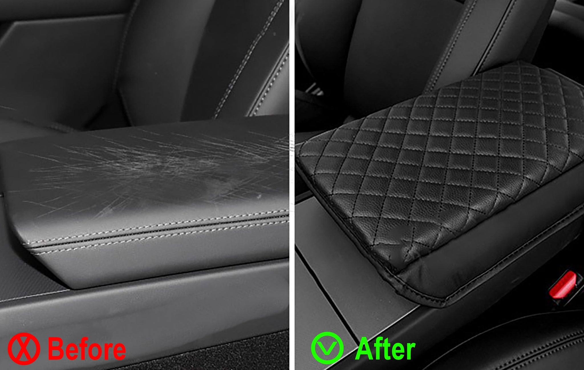 Premium Armrest Cover Cushion for Tesla Model 3 Highland (2024+) - Soft Comfort Padding for Center Console, Perfect for Long Drives & Road Trips