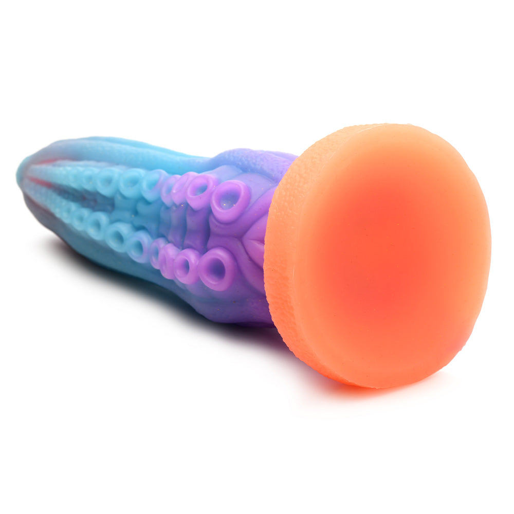 Glow in the Dark Silicone Tentacle Dildo - Fantasy Adult Toy for Couples & Solo Play - Perfect for Roleplay & Sensory Exploration
