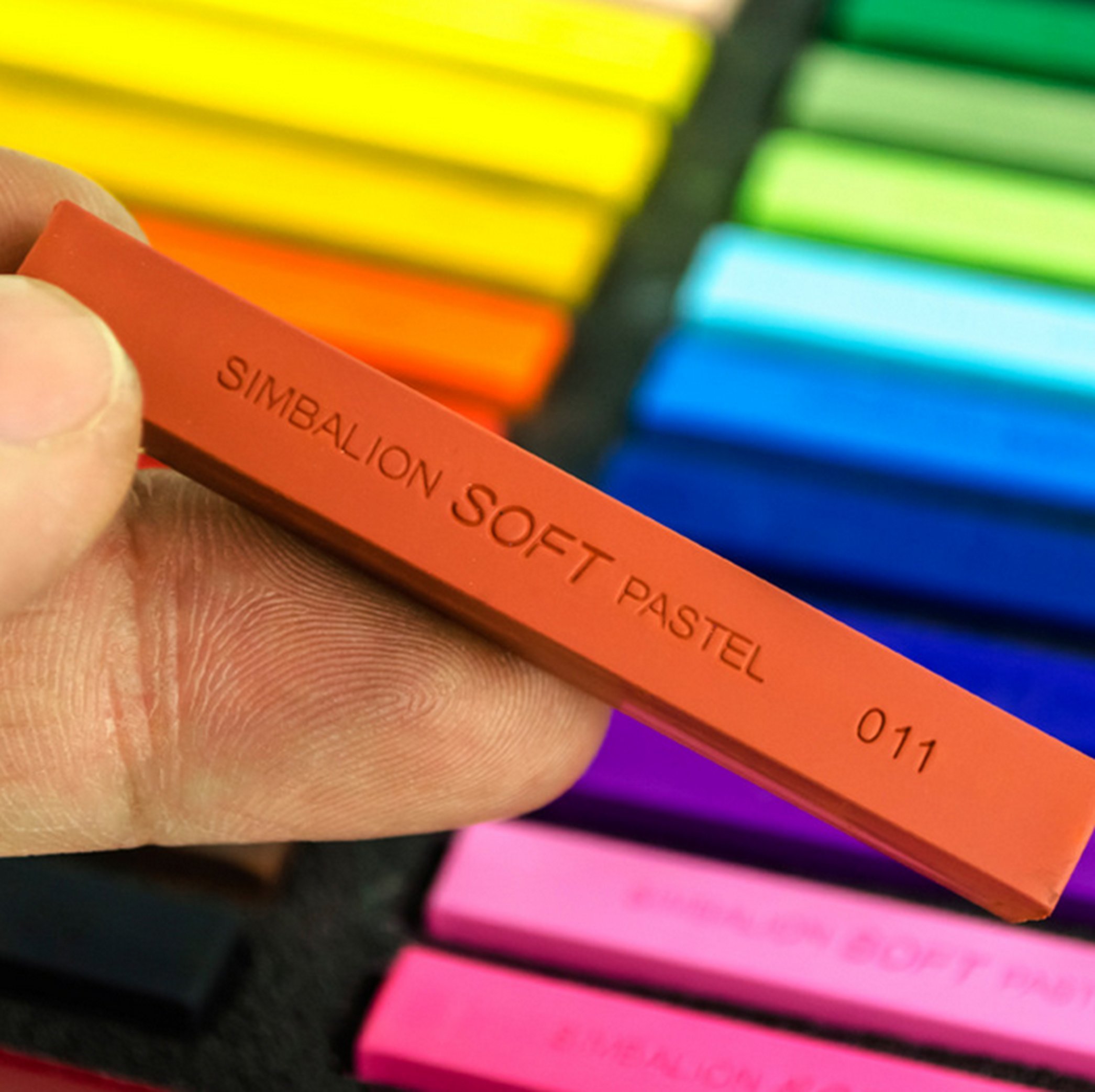 FANGDA 36 Colors Soft Pastel Square Chalk Set - Non-Toxic Art Supplies for Drawing, Sketching & Blending - Perfect for Artists, Students & Classroom Use