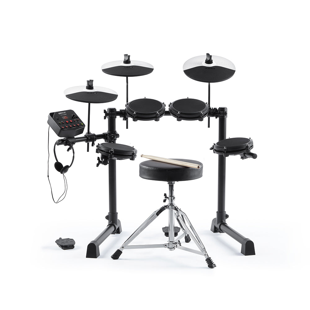 Alesis Debut Kit Electronic Drum Set with Mesh Pads, 225 Built-in Sounds & USB MIDI - Perfect for Beginners, Home Practice & Studio Recording