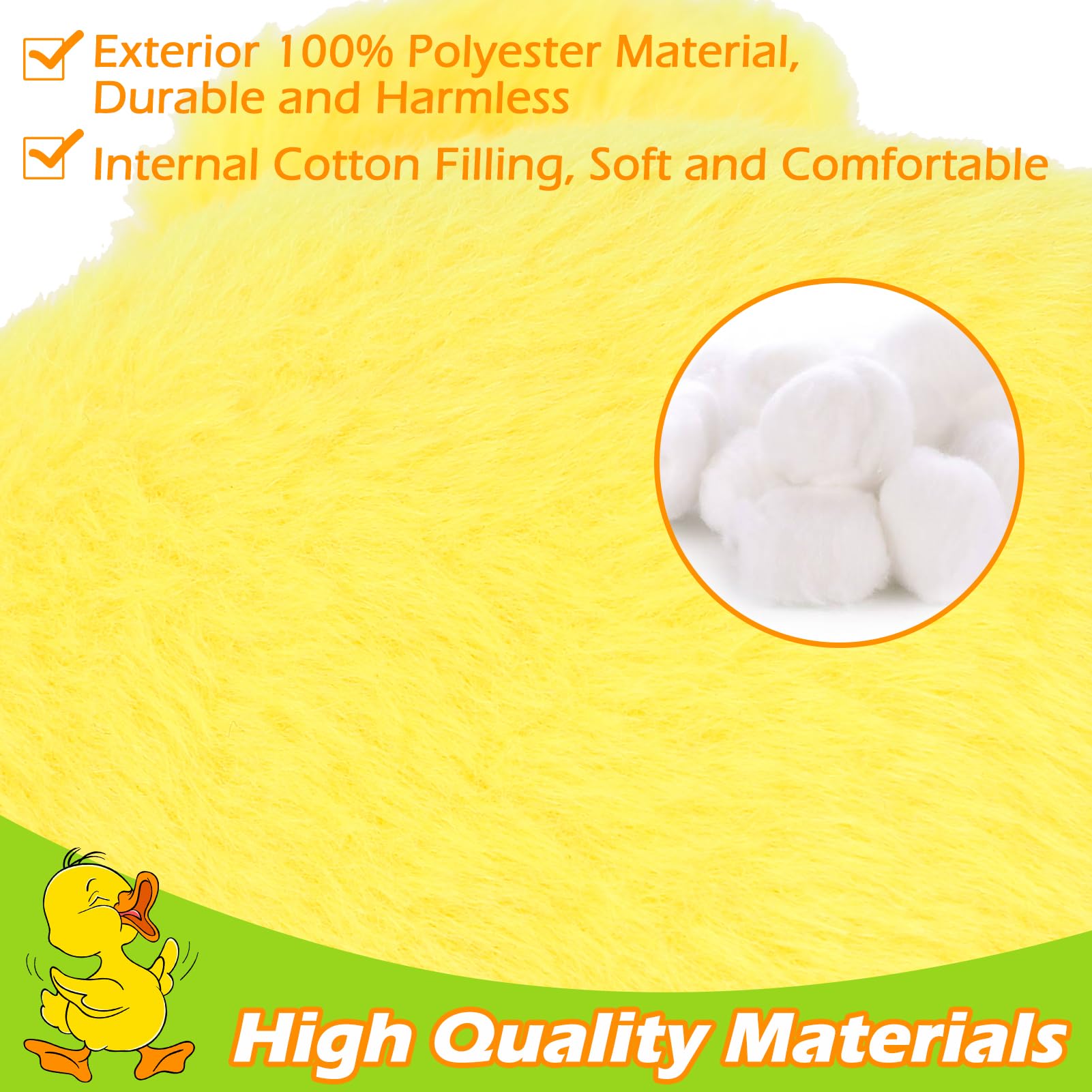 EXPAWLORER Plush Squeaky Duck Dog Toy - Soft Stuffed Chew Toy for Small & Medium Dogs, Cute Yellow Duck Puppy Teething & Biting Training, Interactive Squeaker Toy - Perfect for Playtime, Birthday Gifts & Anxiety Relief (2 Pack)
