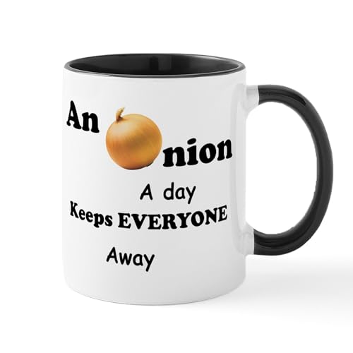 White/Black Inside - Onion A Day Mug