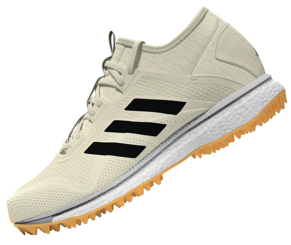 adidas Fabela X Empower Women's Field Hockey & Lacrosse Shoes - Ivory/Black - Lightweight Cleats for Sports & Training