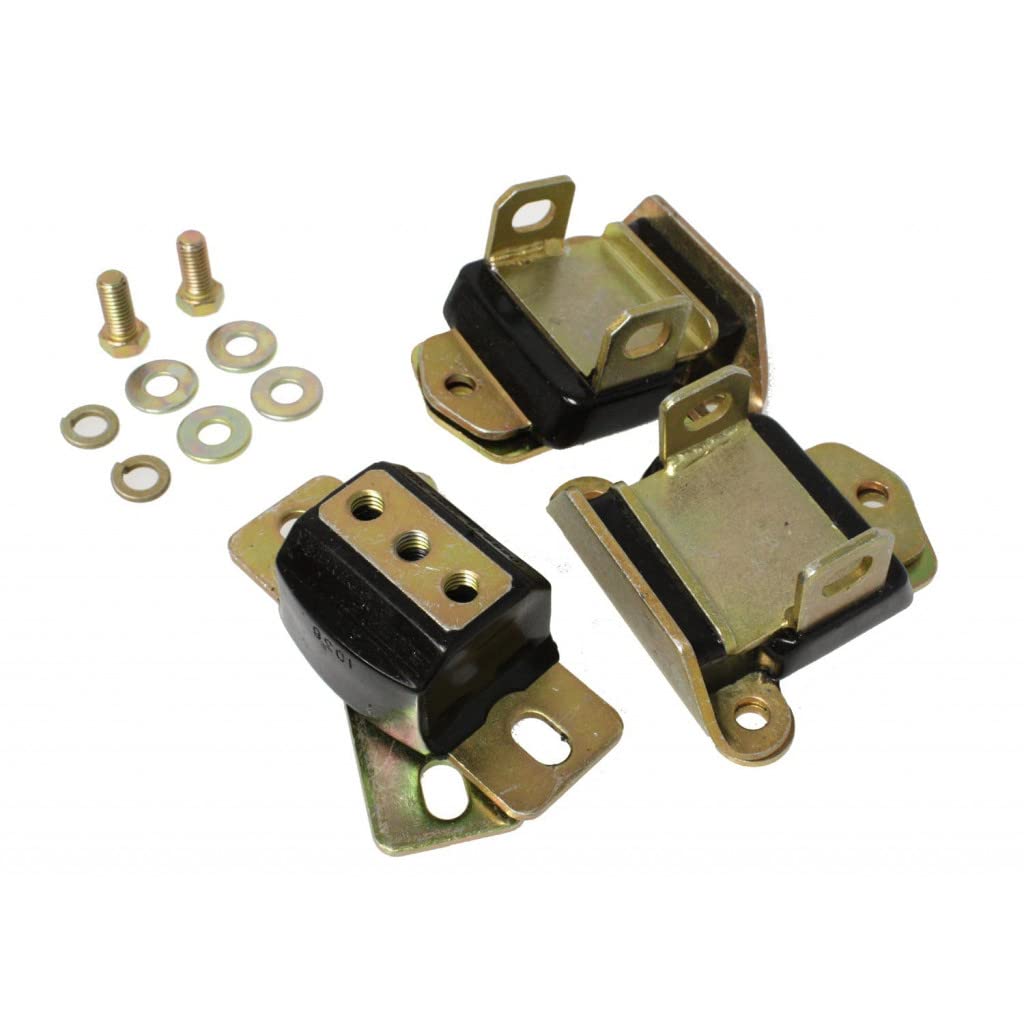 Energy Suspension Engine & Transmission Mount Set for 1966-1972 Chevy Camaro & El Camino - Polyurethane Bushings (Part #3.1120G) | Improves Performance & Reduces Vibration for Classic Car Restoration & Racing