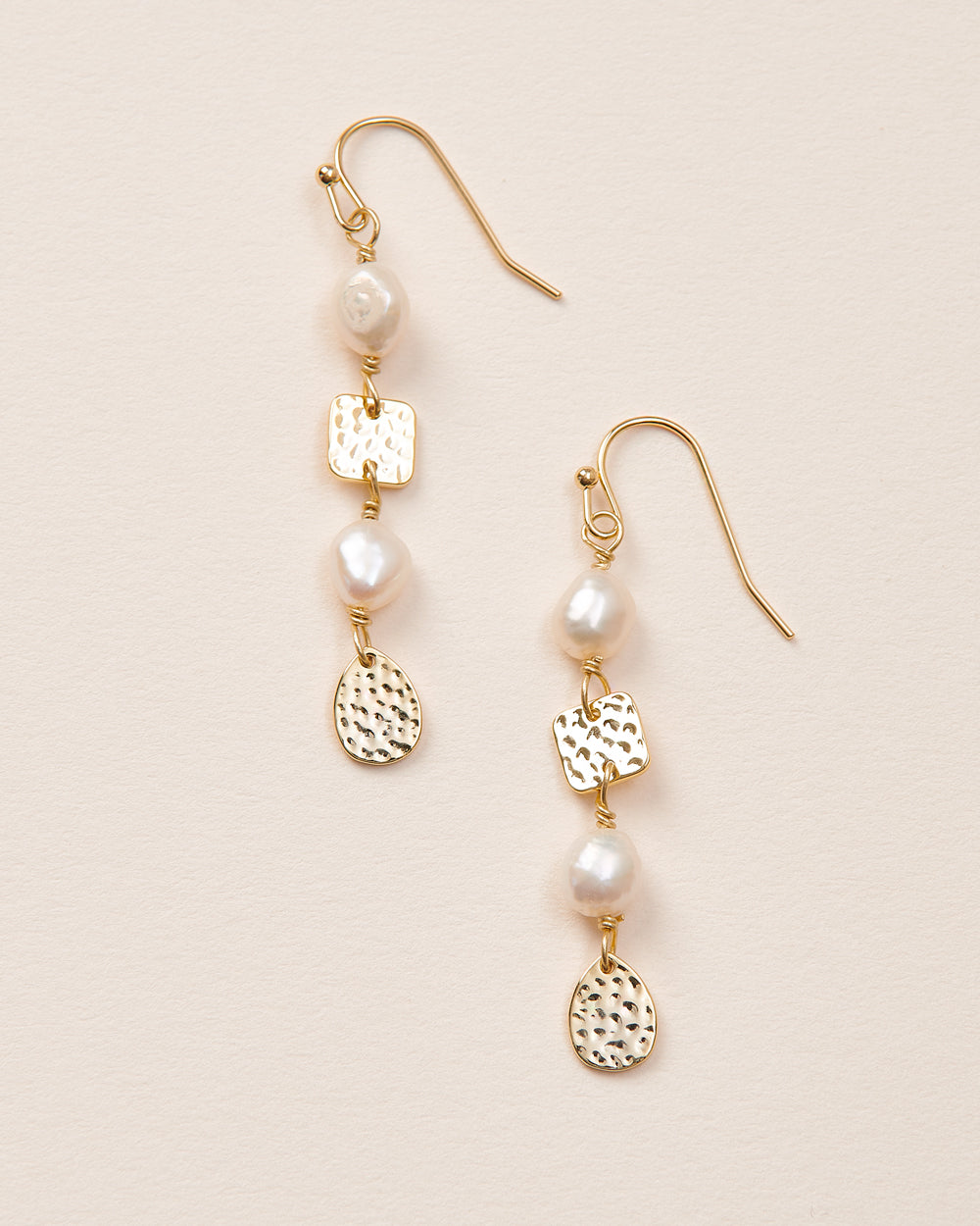 Parker Pearl Dangle Earrings for Women - Elegant Drop Pearl Jewelry for Party, Wedding & Special Occasions