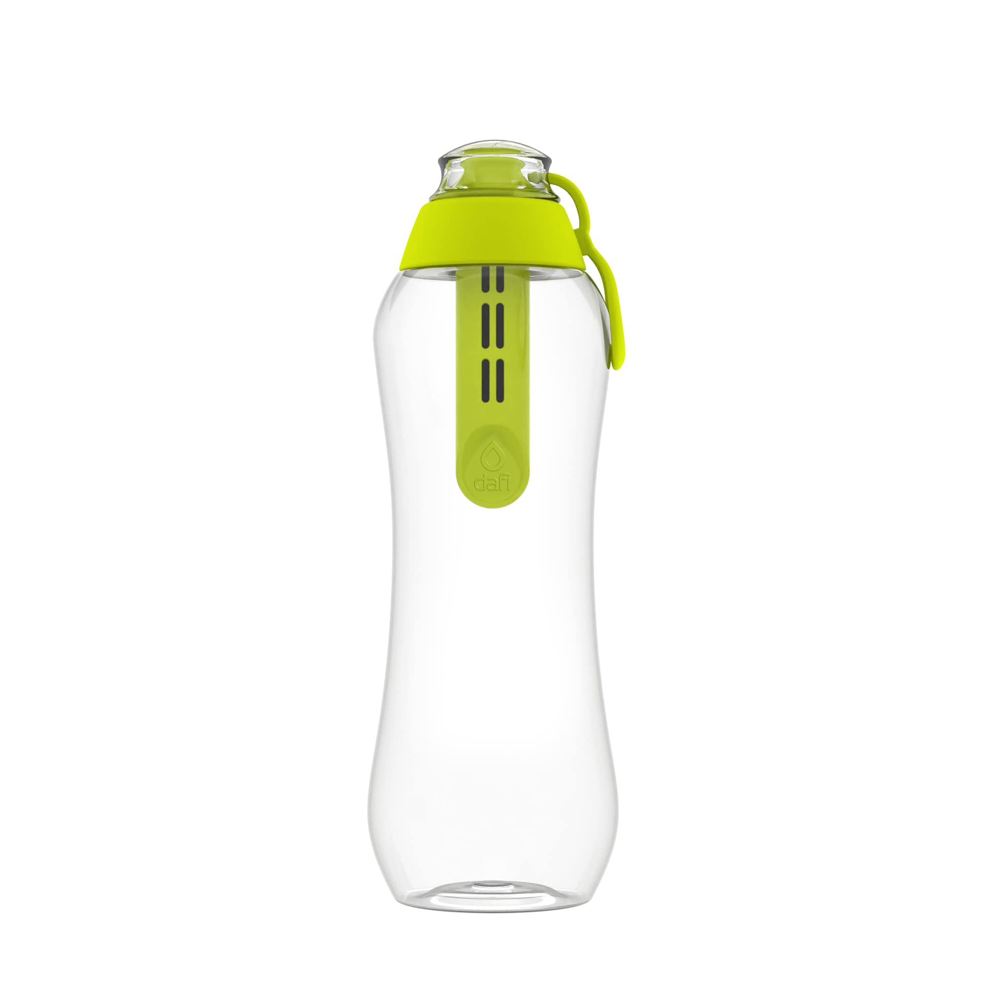 Dafi Soft Filter Water Bottle with Active Carbon Filter | 0.5L BPA-Free Sports Bottle | Removes Chlorine & Contaminants | Clear Straw Bottle for Gym, Hiking & Outdoor Activities