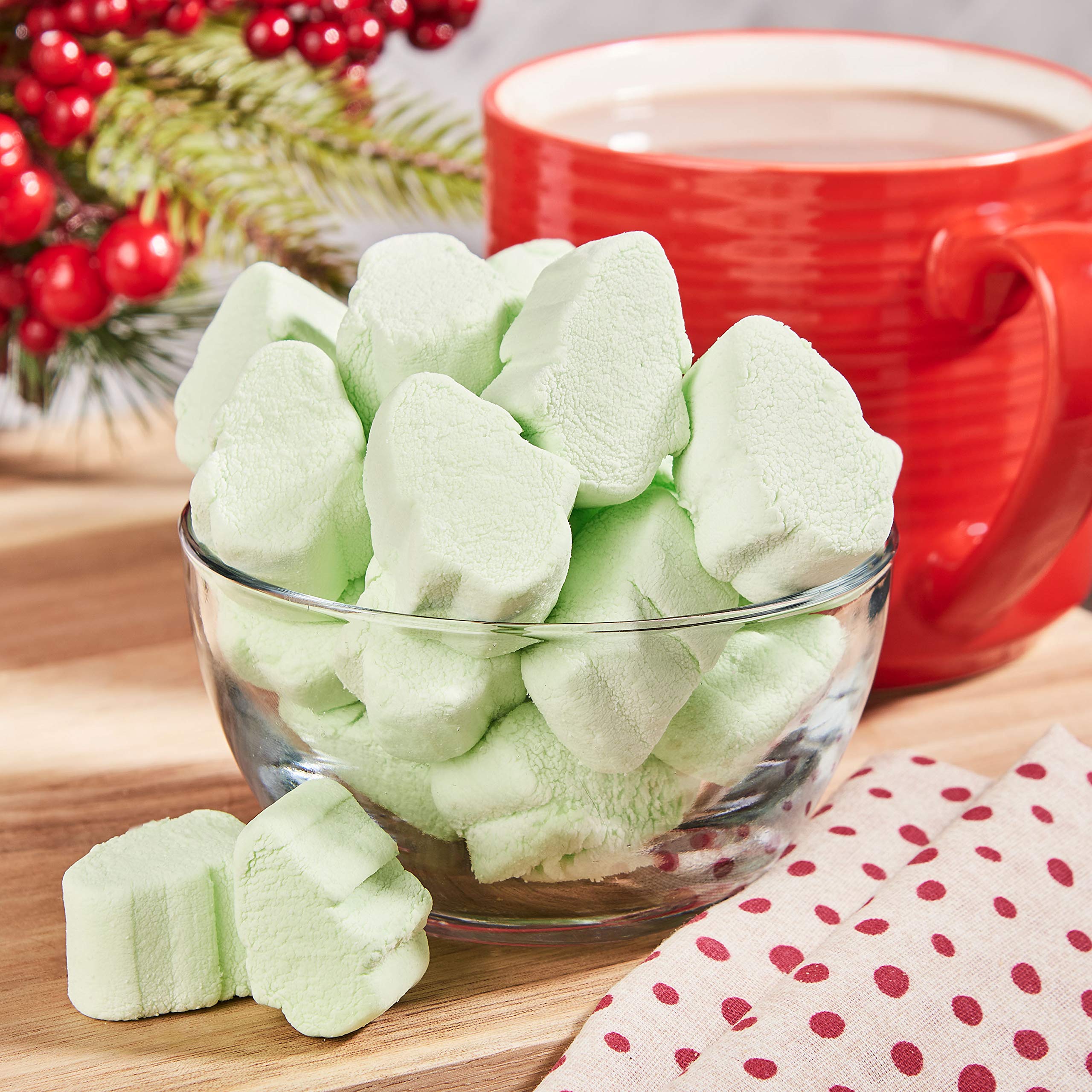Holiday Tree Marshmallows - Festive Christmas Treats for Baking, Hot Cocoa & Holiday Desserts