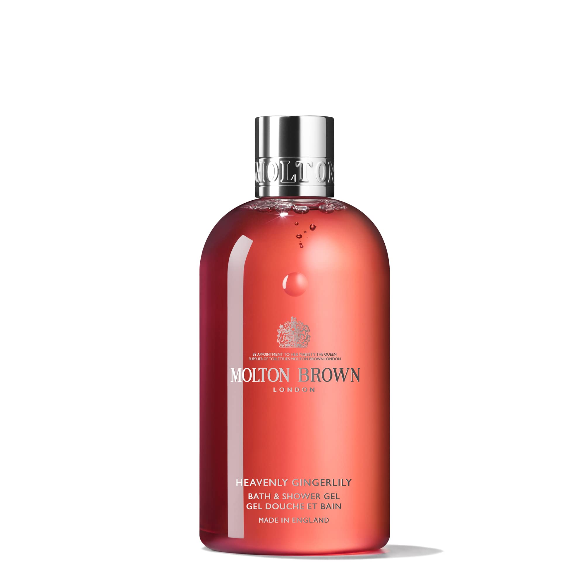 Molton Brown Gingerlily Body Wash for Women - 10.1 oz (300ml) Luxury Shower Gel with Exotic Floral Scent | Perfect for Daily Hydration & Relaxing Bath Time