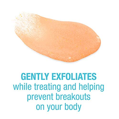 Neutrogena Body Clear Oil-Free Acne Body Scrub with Salicylic Acid - 8.5 fl oz Acne Treatment Body Wash for Back, Chest & Shoulders | Exfoliating & Cleansing for Clear Skin | Perfect for Gym, Post-Workout & Daily Shower Routine