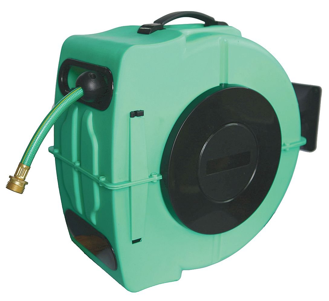 65 ft Polypropylene Hose Reel - Heavy Duty, Weather Resistant for Garden, Lawn, and Outdoor Watering | Perfect for Home, Yard, and Commercial Use