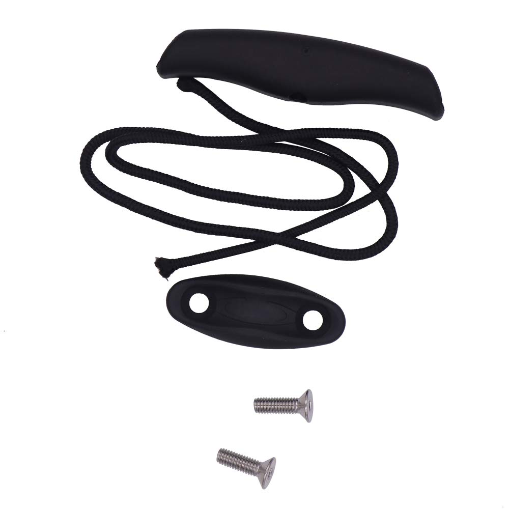 2PCS Kayak Canoe Carry Handle with Cord and Pad Eyes - Heavy Duty T-Handle for Easy Kayak Transport, Kayak Accessories Replacement, Kayak Straps & Ropes - Perfect for Kayaking, Canoeing and Water Sports Adventures