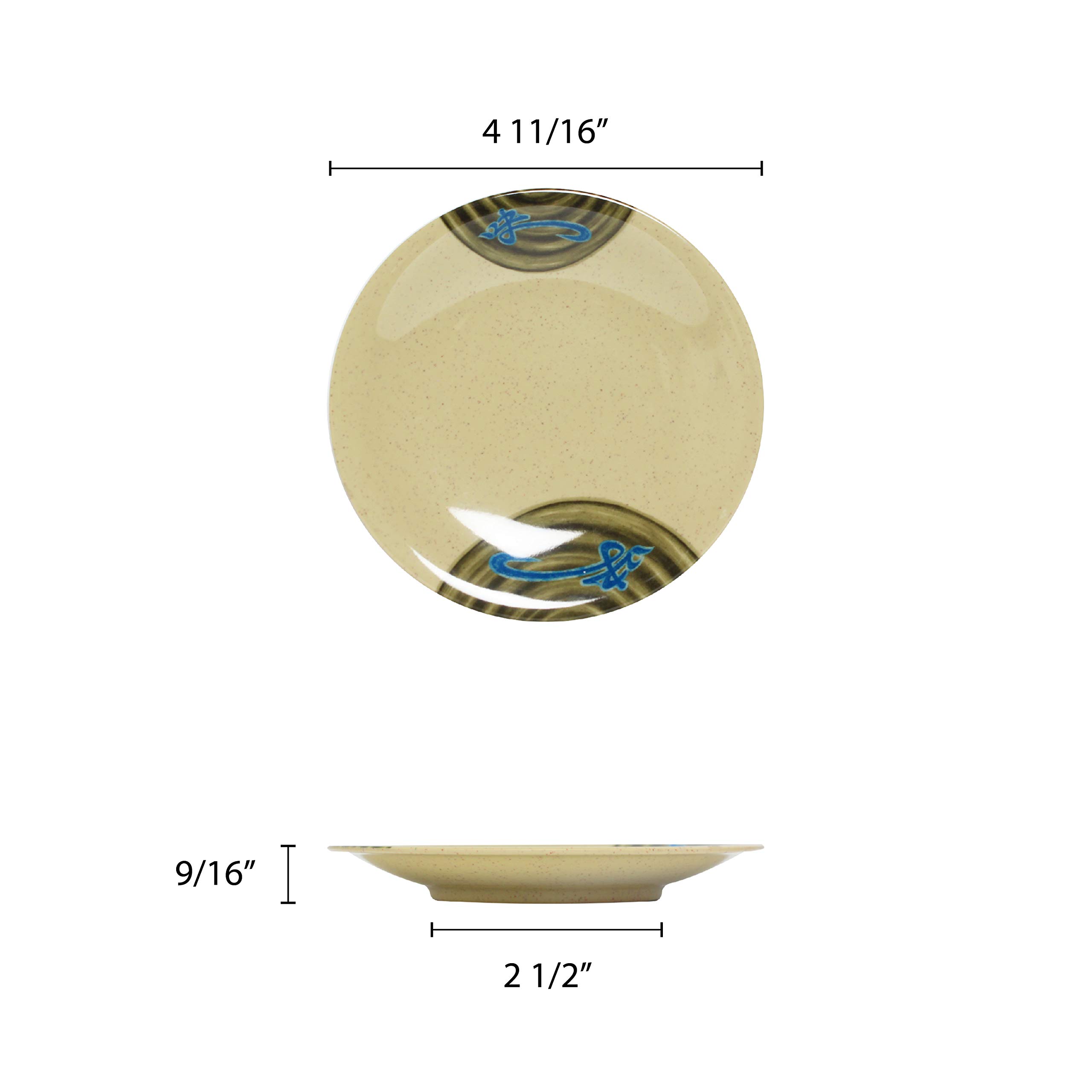 Thunder Group Wei Melamine Dinnerware Collection - 4 3/4