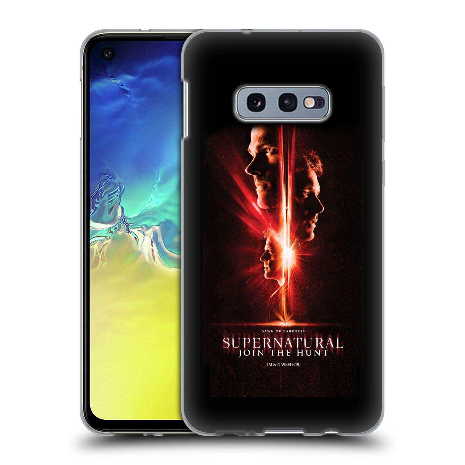 Supernatural Sam Dean Castiel Key Art Soft Gel Case for Samsung Galaxy S10e - Officially Licensed Durable Phone Cover for Fans & Collectors