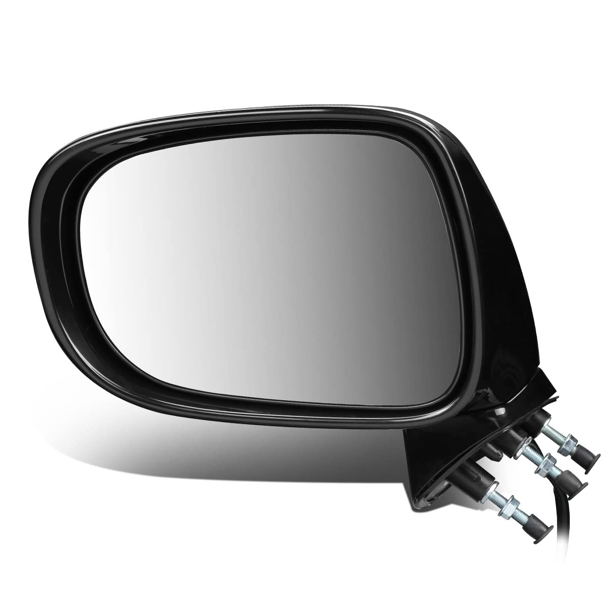 DNA Motoring OEM-MR-LX1320110 Power Adjustable Heated Folding Side Mirror with Puddle Light & Memory Function - Compatible with 2006-2008 Lexus IS250/IS350 - Perfect for Winter Driving & Enhanced Night Visibility
