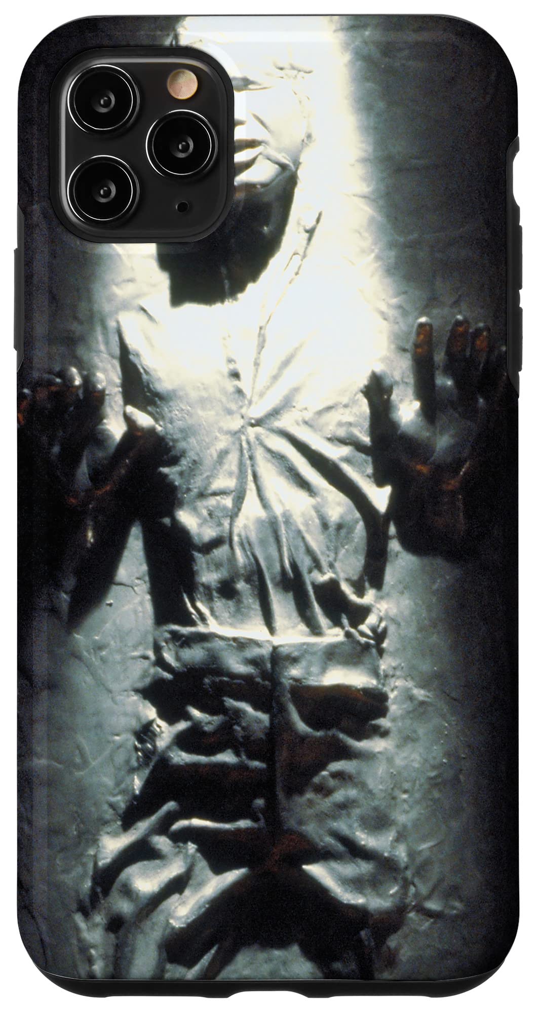 iPhone 11 Pro Max Star Wars The Empire Strikes Back Han Solo Carbonite Case - Premium Protective Phone Cover for iPhone 11 Pro Max - Perfect for Star Wars Fans, Cosplay & Movie Themed Parties