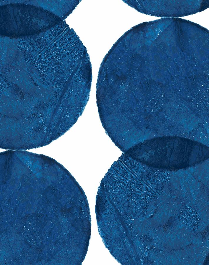 Large Dumbo Wallpaper by Chris Benz in Navy Blue - Perfect for Kids' Rooms, Nursery Decor, and Disney Themed Interiors