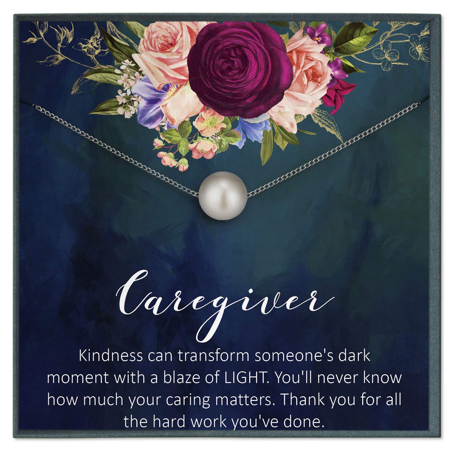 Grace of Pearl Thank You Gifts for Nurses & Caregivers - Appreciation Jewelry for Registered Nurses, Doctors & Healthcare Workers - Perfect for Nurse Week, Retirement & Recognition Ceremonies