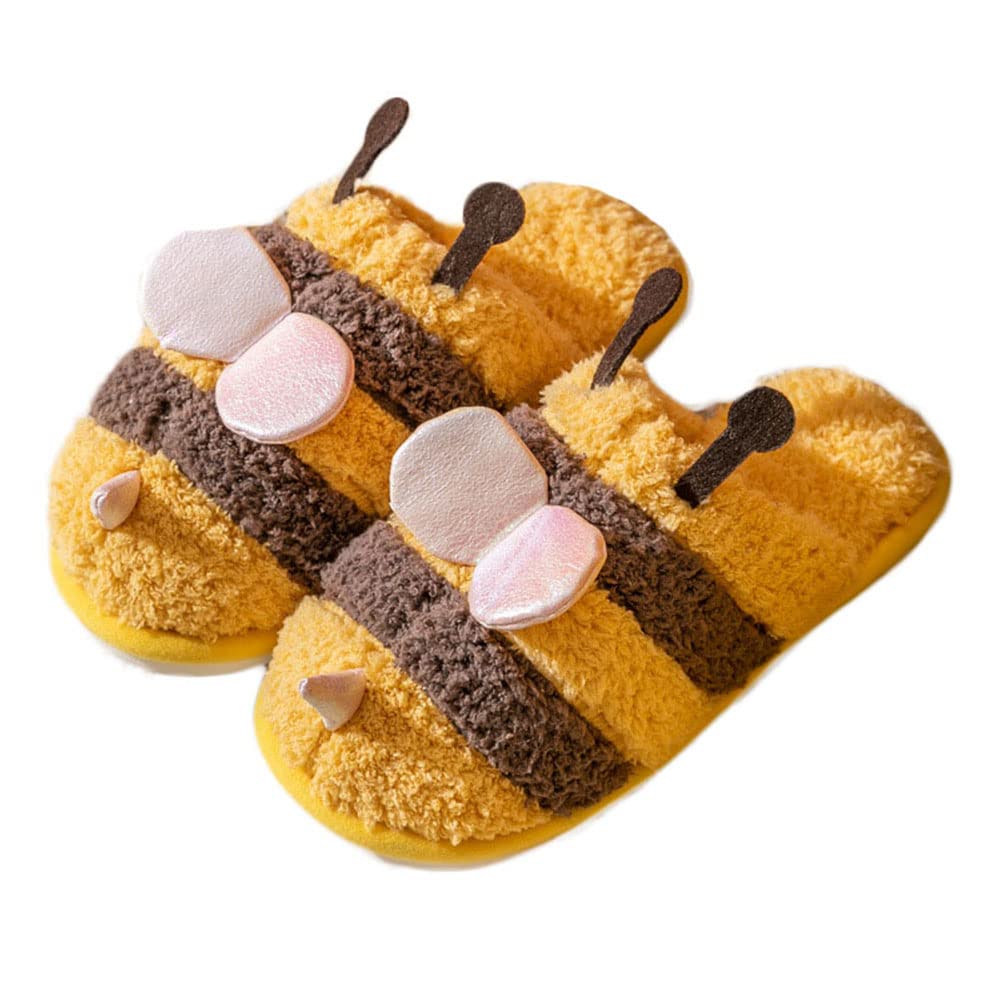 Women's Winter Slippers - Warm & Cozy Plush House Shoes with Cute Cartoon Animal Designs | Perfect for Indoor Comfort, Lounging at Home, and Keeping Feet Toasty in Cold Weather