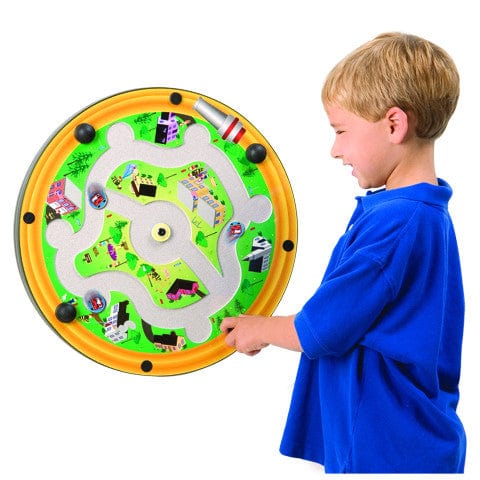 Vibrant Around My Town Wall Panel - Colorful Kids Room Decor for Playrooms & Nurseries - Perfect for Playtime & Learning