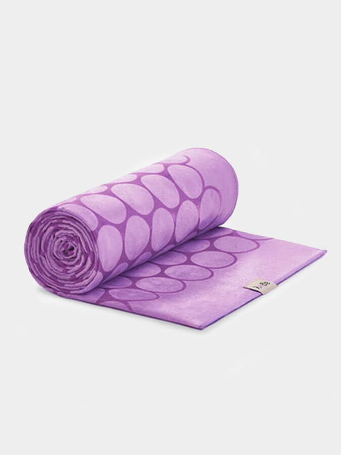 Non-Slip Agoy Gecko Touch Yoga Towel - Ultra Absorbent & Eco-Friendly for Hot Yoga, Pilates & Workouts - Perfect for Grip & Sweat Control in Studios or Home Gym